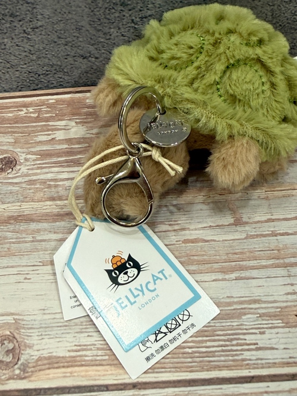 Jellycat Timmy Turtle Bag Charm NWT - Picture 6 of 7
